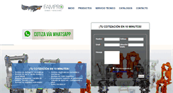 Desktop Screenshot of fampro.com.mx
